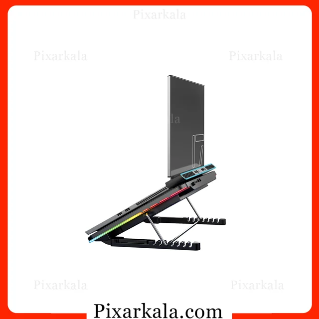 نمای گیمینگ کول پد Hatron HCP131 hc از کنار