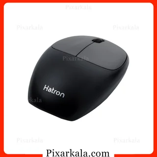 ماوس بی سیم هترون مدل HMW395SL رنگ مشکی نمای بالا