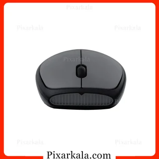ماوس بی سیم هترون مدل HMW395SL رنگ مشکی نمای روبرو