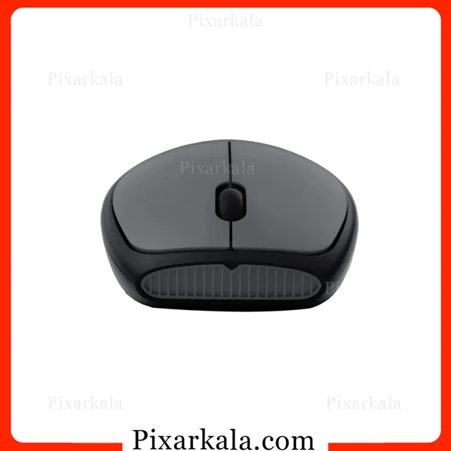 ماوس بی سیم هترون مدل HMW395SL رنگ مشکی نمای روبرو