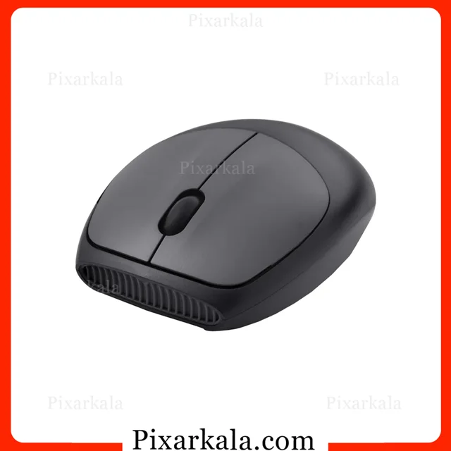 ماوس بی سیم هترون مدل HMW395SL رنگ مشکی نمای کلی