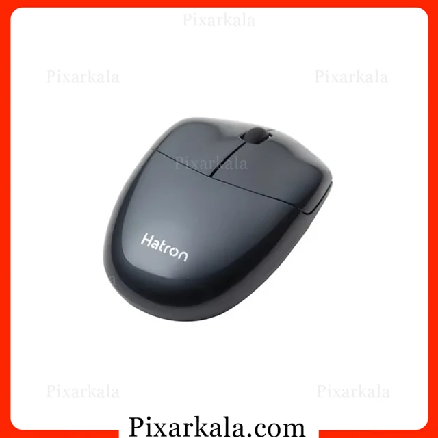 ماوس بی‌سیم سایلنت هترون مدل HMW398SL با اتصال 2.4 گیگاهرتز و طراحی ارگونومیک