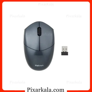 ماوس بی‌سیم سایلنت هترون مدل HMW398SL با اتصال 2.4 گیگاهرتز و طراحی ارگونومیک