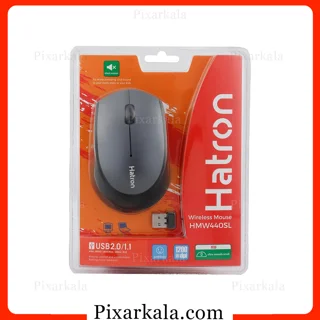 طراحی ارگونومیک ماوس Hatron HMW440SL با دانگل USB همراه جعبه