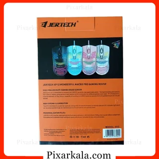 موس گیمینگ سیمی جرتک مدل Jertech X12 Wonderful با دقت 3200 DPI