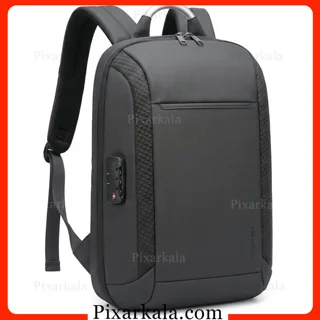 کوله پشتی لولوگو مدل 3841 - نمای جانبی با پورت شارژ USB