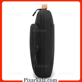 نمای کناری کیف لپ‌تاپ 6802 D با طراحی باریک و زیپ دور کیف
