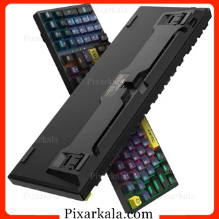کیبورد گیمینگ اونیکوما مدل ONIKUMA G38 SPACE با نورپردازی RGB و طراحی Full Size