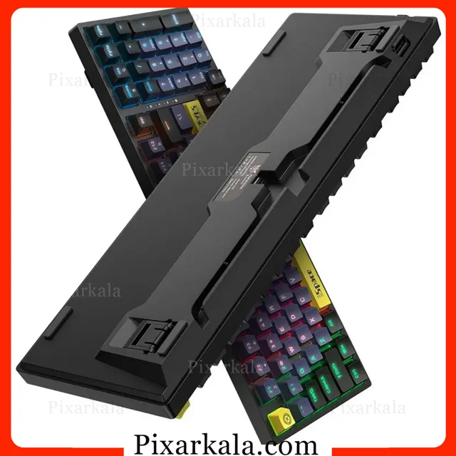 کیبورد گیمینگ اونیکوما مدل ONIKUMA G38 SPACE با نورپردازی RGB و طراحی Full Size