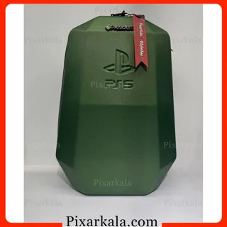 کیف حمل PS5 Slim نمای روبرو سبز