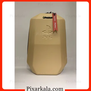 کیف حمل PS5 Slim نمای روبرو طلایی