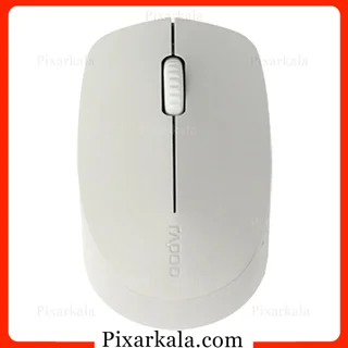 ماوس بی‌سیم رپو مدل M100 Silent سفید