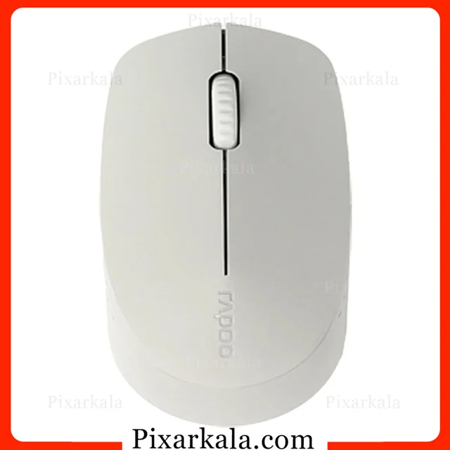ماوس بی‌سیم رپو مدل M100 Silent سفید