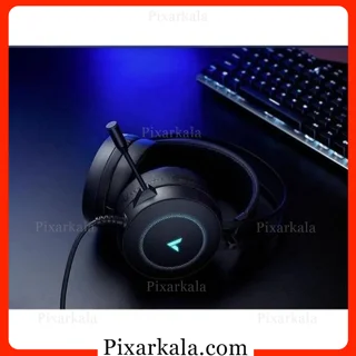 هدست رپو VH160 روی میز کنار کیبورد