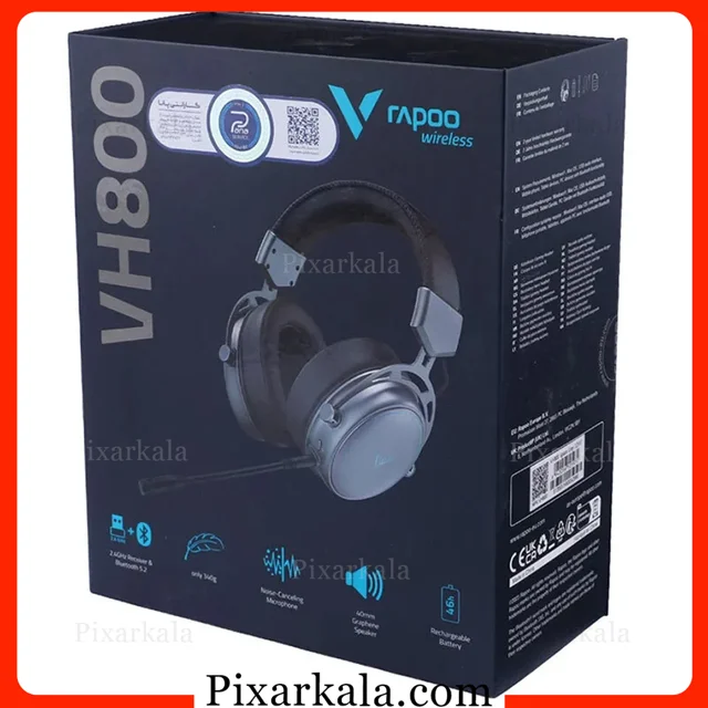 جعبه اصلی هدست گیمینگ رپو VH800