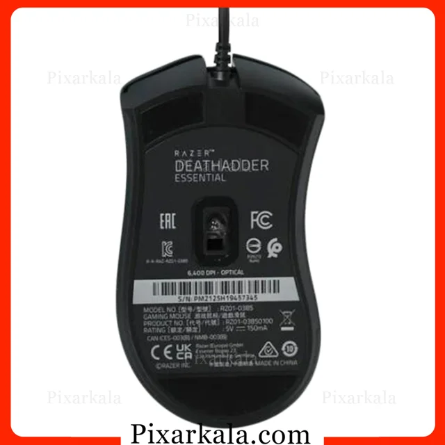 ماوس گیمینگ ریزر مدل Razer DeathAdder Essential رنگ مشکی