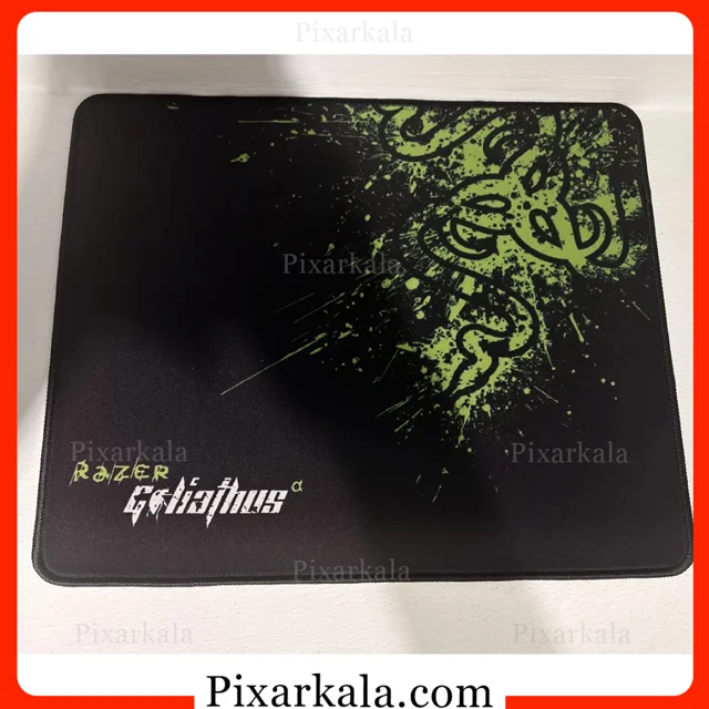پد موس گیمینگ طرح Razer با سطح نرم و ابعاد 30×35 سانتی‌متر