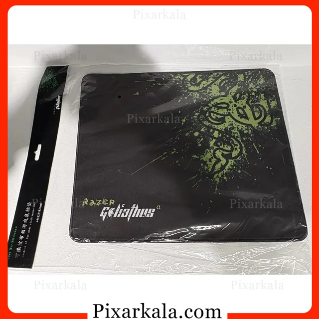 پد موس گیمینگ طرح Razer با سطح نرم و ابعاد 30×35 سانتی‌متر