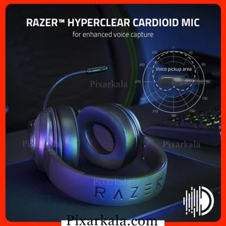 هدست گیمینگ ریزر مدل Razer Kraken V3 X با نورپردازی RGB