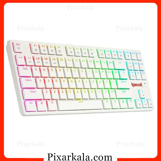 کیبورد Low Profile ردراگون K539W-RGB با نورپردازی RGB