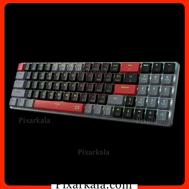 کیبورد مکانیکال ردراگون Ashe Pro K626 RGB Pro با سوییچ قهوه‌ای و نورپردازی RGB