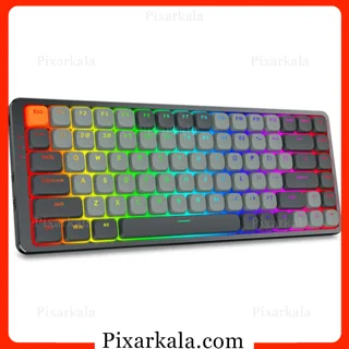 کیبورد مکانیکال ردراگون Azure K652GG-RGB-PRO با طراحی 75 درصد و سوییچ Low Profile Red