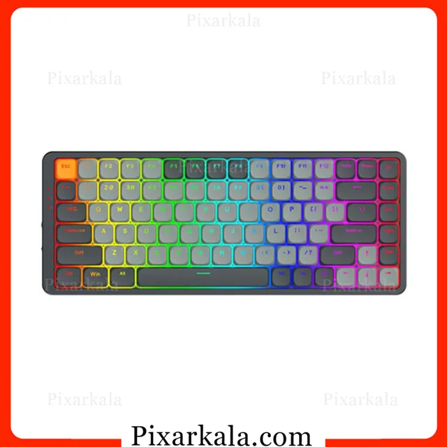 کیبورد مکانیکال ردراگون Azure K652GG-RGB-PRO با طراحی 75 درصد و سوییچ Low Profile Red