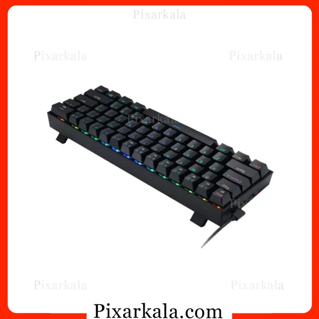 کیبورد بی سیم ردراگون Draconic Pro K530RGB-PRO با سوییچ قهوه‌ای