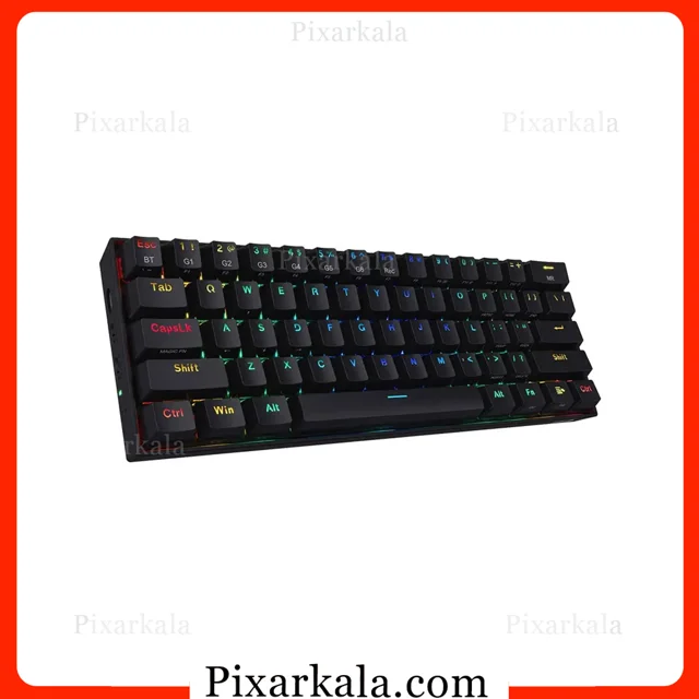 کیبورد 60 درصدی Redragon K530 Pro با نورپردازی RGB