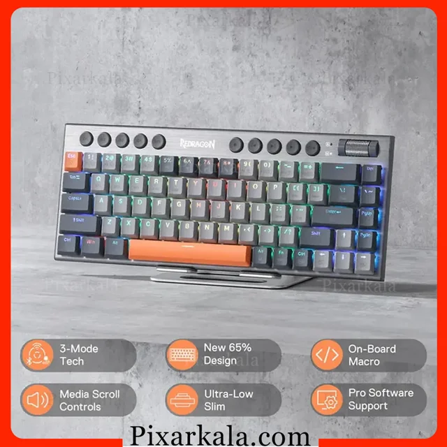 کیبورد Redragon Horus SE مدل K609GG-RGB-PRO