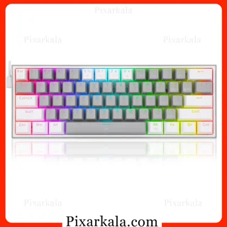 کیبورد گیمینگ مکانیکال ردراگون مدل Redragon K617-RGB Fizz