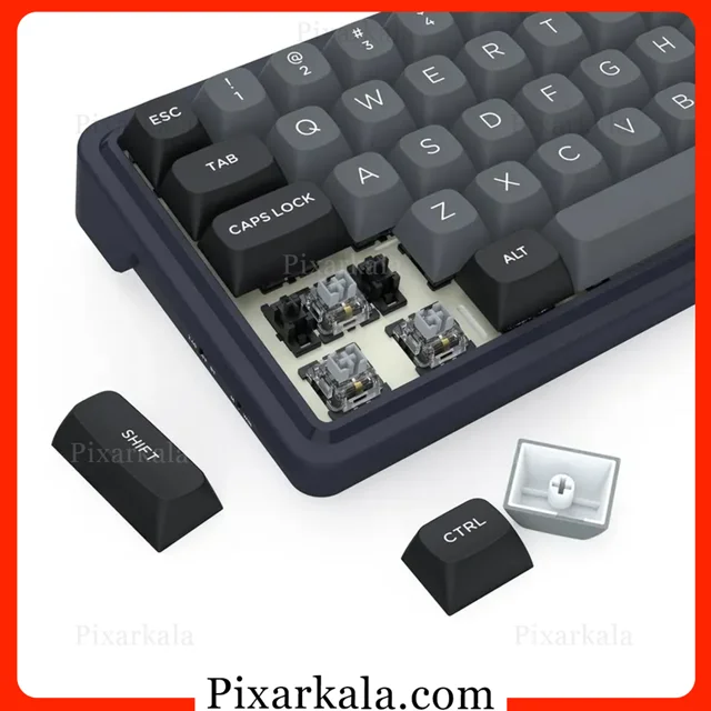 کیبورد مکانیکی Redragon Draconic V2 K730GB-RGB-PRO با طراحی 60 درصد، RGB و اتصال سهگانه