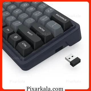 کیبورد مکانیکی Redragon Draconic V2 K730GB-RGB-PRO با طراحی 60 درصد، RGB و اتصال سه‌گانه
