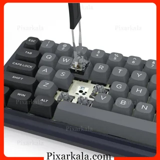 کیبورد مکانیکی Redragon Draconic V2 K730GB-RGB-PRO با طراحی 60 درصد، RGB و اتصال سه‌گانه