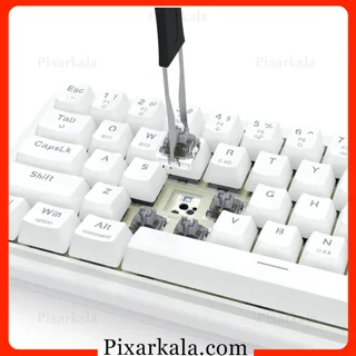 کیبورد مکانیکی گیمینگ Redragon K730W-RGB-PRO Draconic V2 Pro White