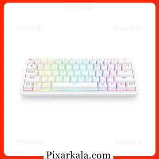 کیبورد مکانیکی گیمینگ Redragon K730W-RGB-PRO Draconic V2 Pro White