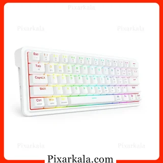 کیبورد مکانیکی گیمینگ Redragon K730W-RGB-PRO Draconic V2 Pro White