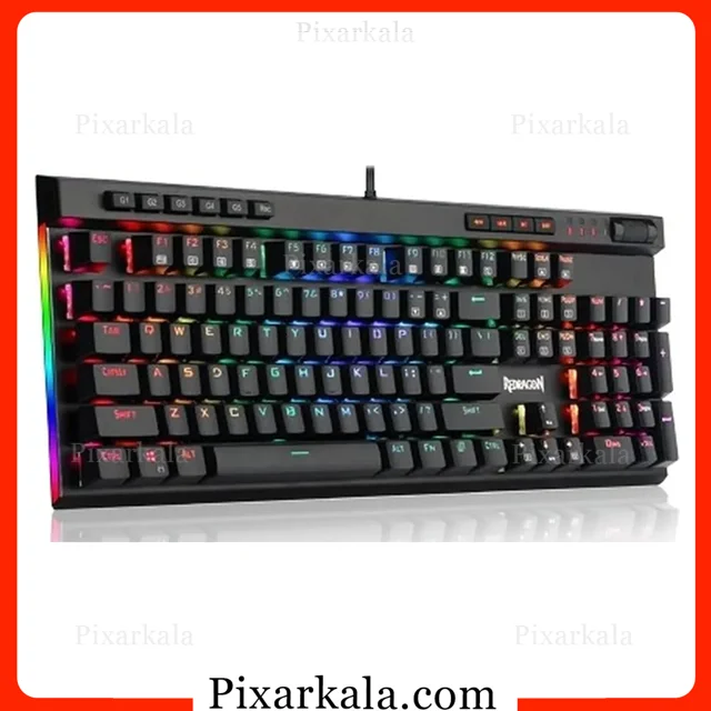 کیبورد مکانیکال گیمینگ ردراگون VATA K580 RGB با سوییچ آبی و نورپردازی کروما RGB