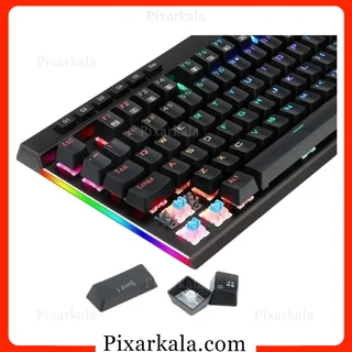 کیبورد مکانیکال گیمینگ ردراگون VATA K580 RGB با سوییچ آبی و نورپردازی کروما RGB