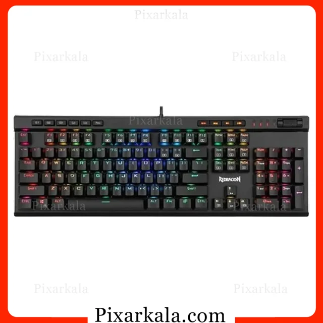 کیبورد مکانیکال گیمینگ ردراگون VATA K580 RGB با سوییچ آبی و نورپردازی کروما RGB