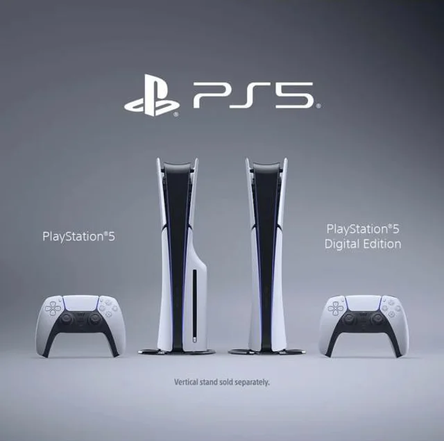 کنسول بازی Sony PS5 Slim Digital اروپا مدل CFI-2016 با حافظه ۱ ترابایت