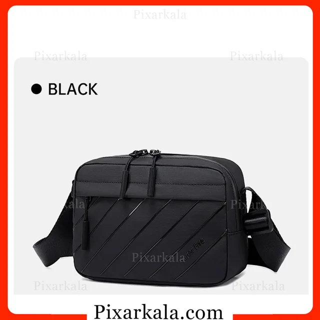 کیف دوشی سوپر فایو FB00754 نمای روبرو مشکی