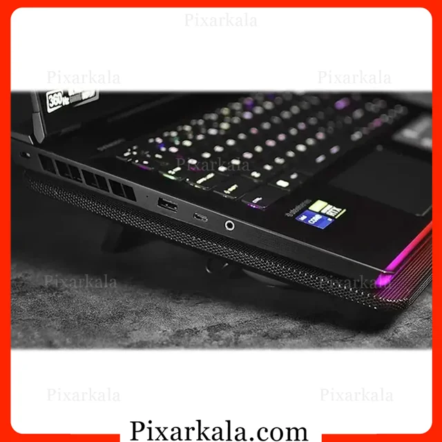 کول پد لپ تاپ تراست مدل Trust TPAD-1 با طراحی ارگونومیک و فن کمصدا