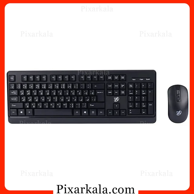 ست کیبورد و ماوس بی سیم ایکس فورتک مدل MT-5100