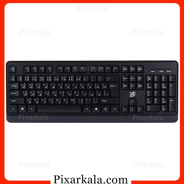 ست کیبورد و ماوس بی سیم ایکس فورتک مدل MT-5100