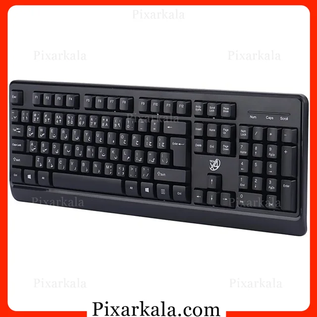 ست کیبورد و ماوس بی سیم ایکس فورتک مدل MT-5100