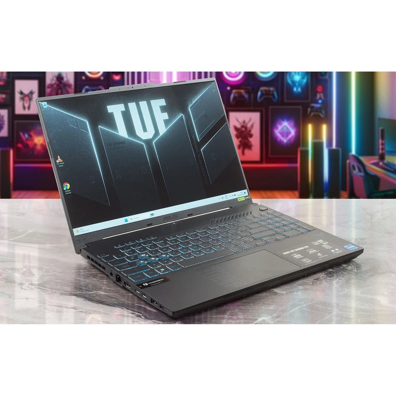 لپ تاپ 16 اینچی ایسوس مدل TUF Gaming F16 FX607VU-RL079-Core 5 210H-16GB DDR5 4800MHz-512GB SSD-RTX4050 6GB-FHD 144Hz